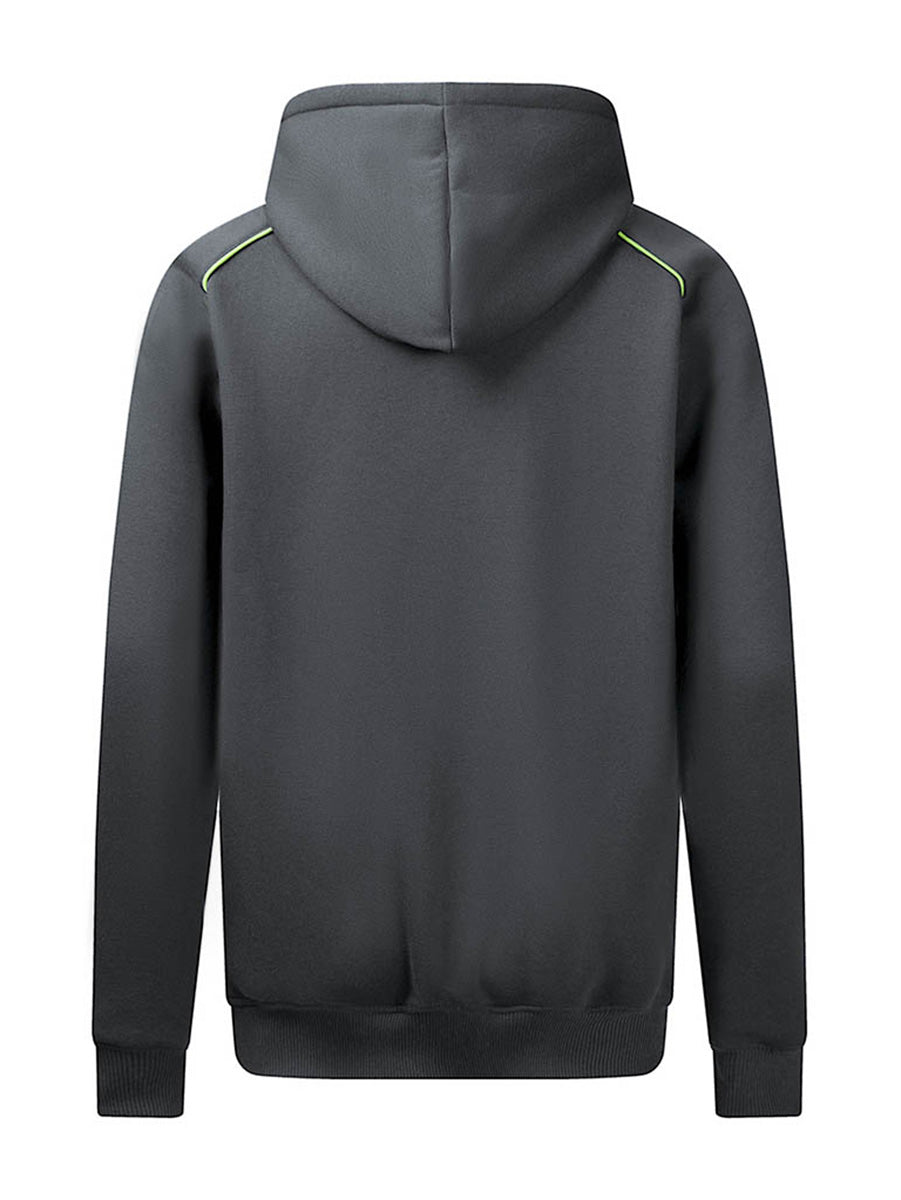 Inner Hood Contrast Fleecy Hoodie detail