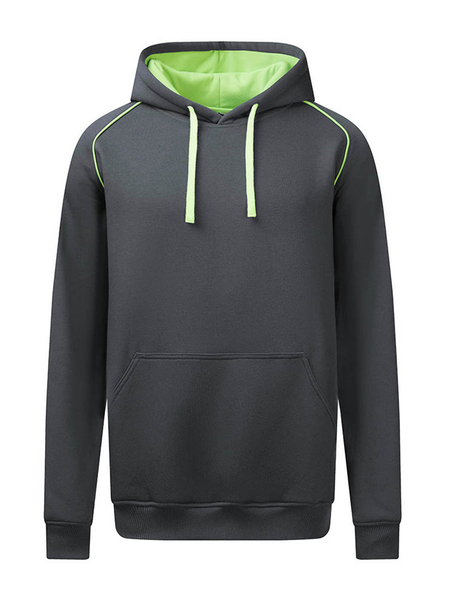 Inner Hood Contrast Fleecy Hoodie detail