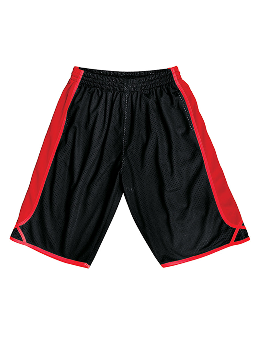 Kids Basketball Shorts in Black/Red