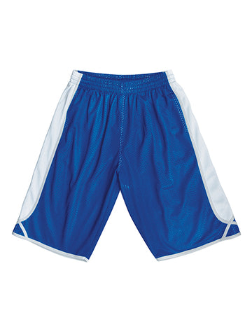 Mens Basketball Shorts in Royal/White