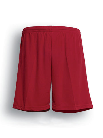 Unisex Adults Breezeway Football Shorts in Red