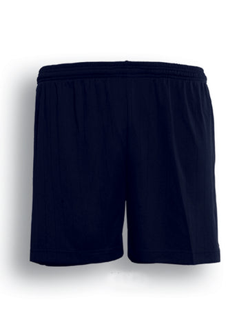 Unisex Adults Plain Sports Shorts in Navy