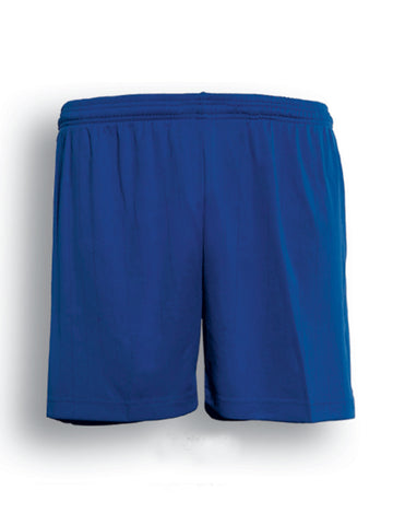 Unisex Adults Plain Sports Shorts in Royal