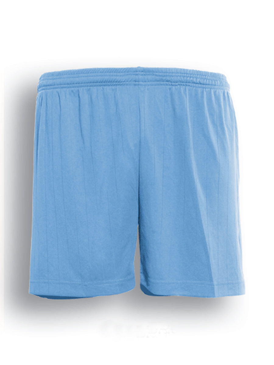 Kids Plain Sports Shorts in Sky Blue