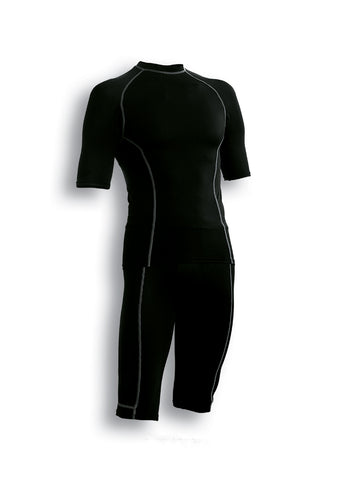 Performance Wear - Mens Bike Shorts in Black/Silver