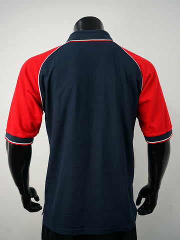 Unisex Adults Three Tone Polo detail