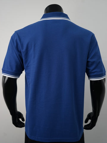 Unisex Adults Double Striped Polo detail