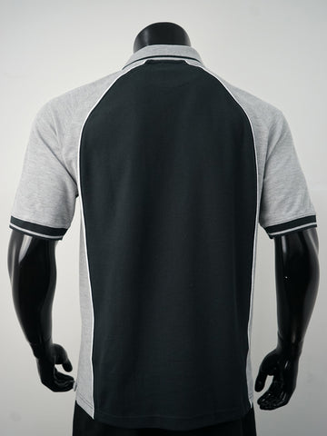 Mens Panel Polo detail