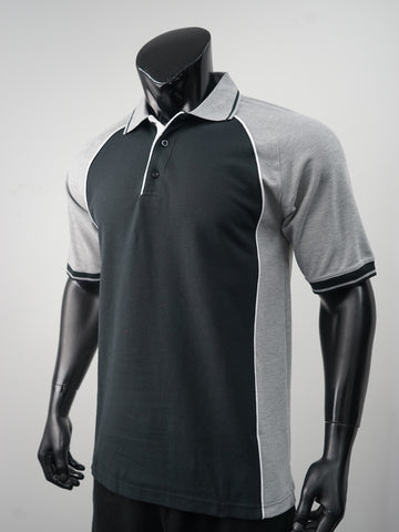 Mens Panel Polo detail