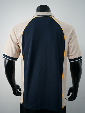 Mens Panel Polo detail