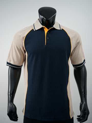 Mens Panel Polo detail