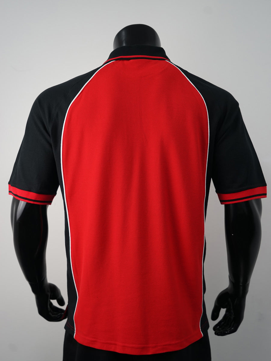 Mens Panel Polo detail
