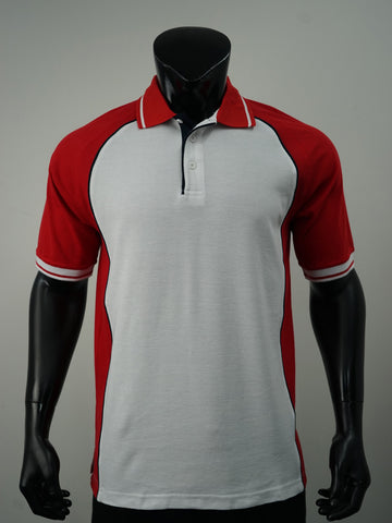 Mens Panel Polo detail