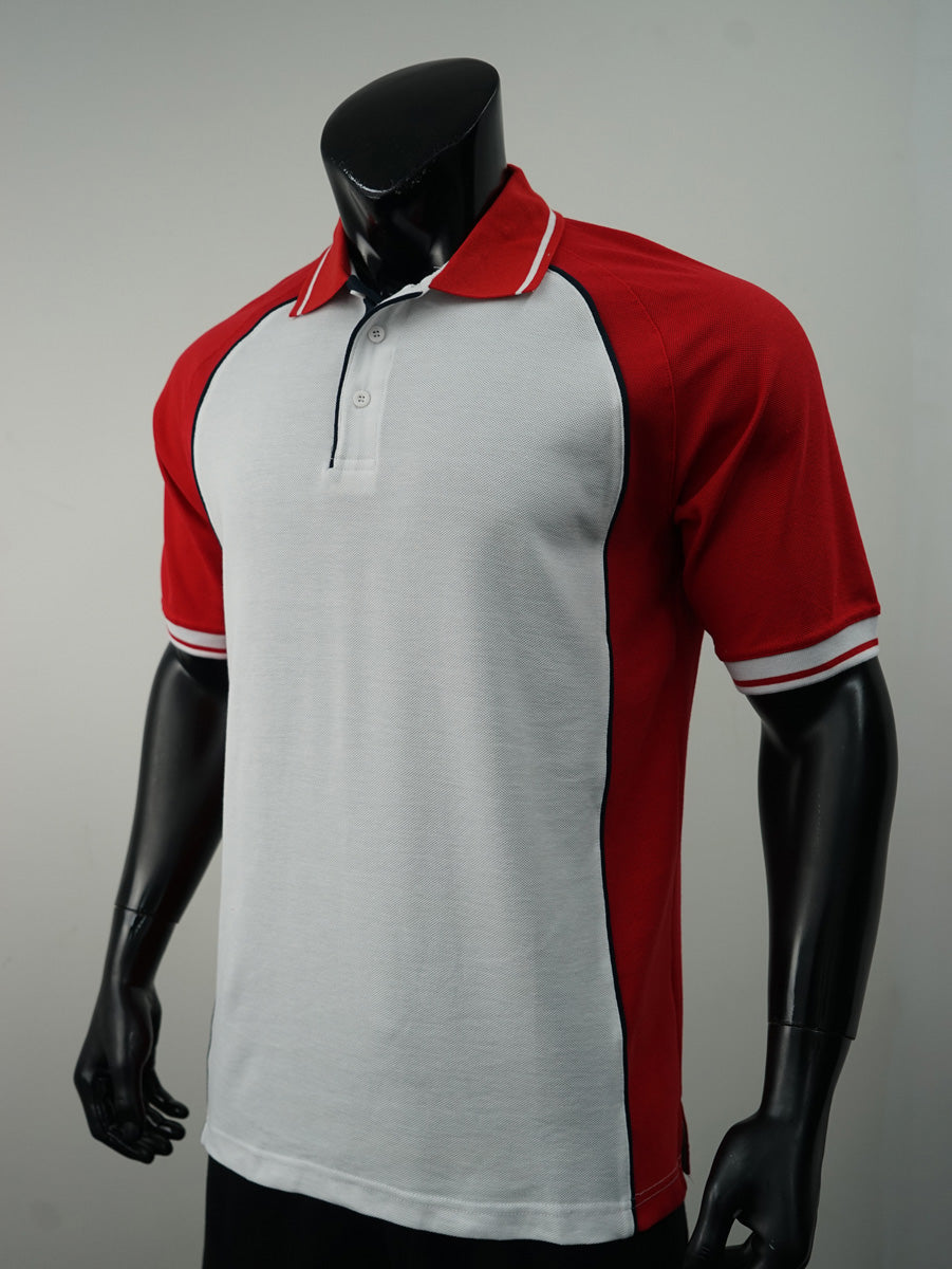 Mens Panel Polo detail