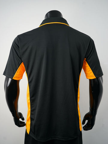 Mens Breezeway Panel Polo detail