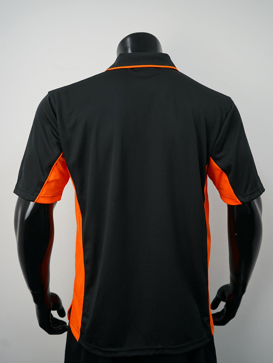 Mens Breezeway Panel Polo detail