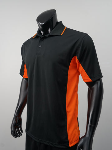 Mens Breezeway Panel Polo detail