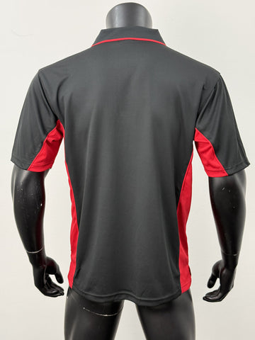 Mens Breezeway Panel Polo detail