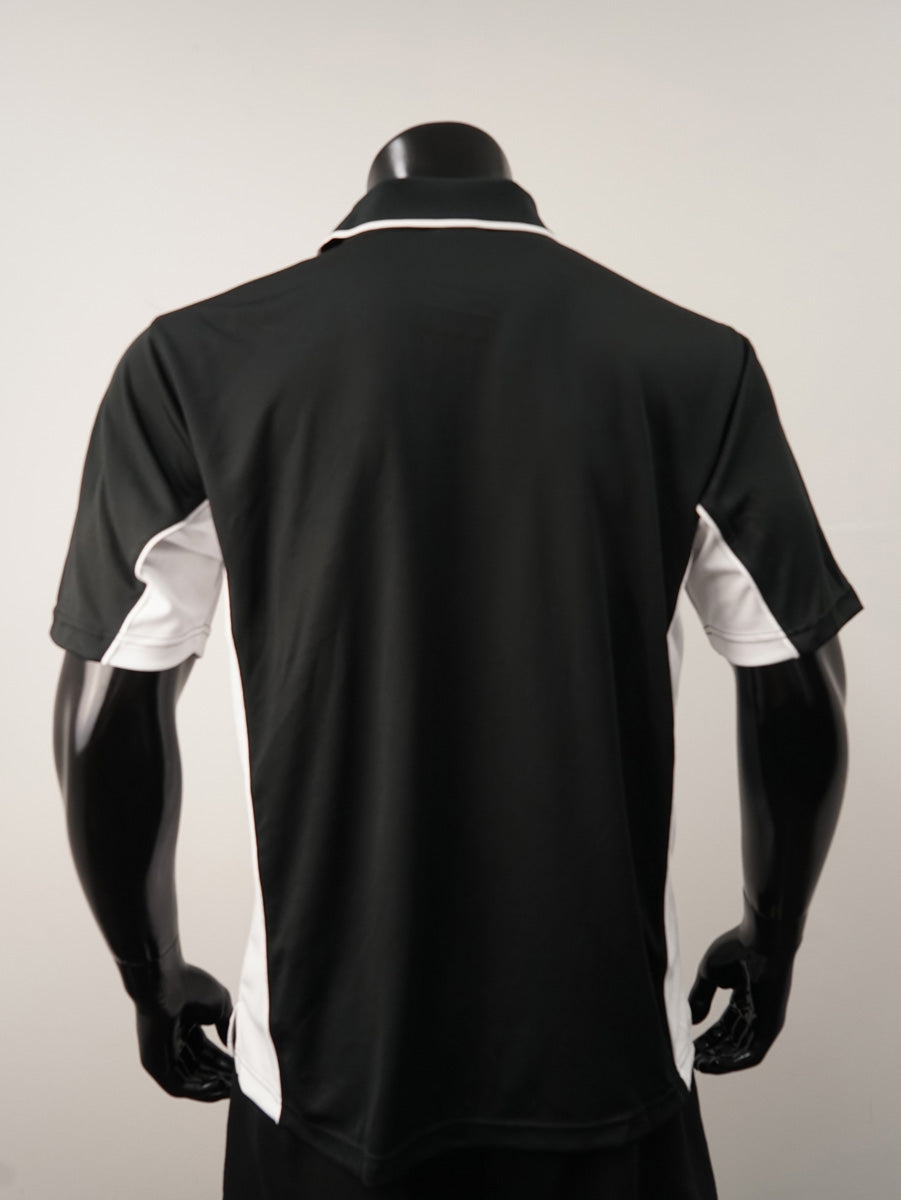 Mens Breezeway Panel Polo detail