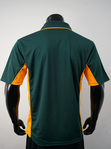 Mens Breezeway Panel Polo detail