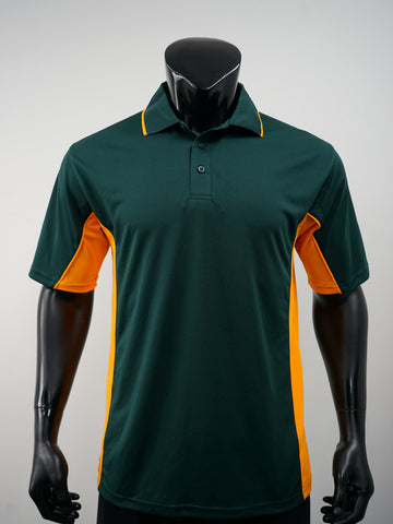 Mens Breezeway Panel Polo detail