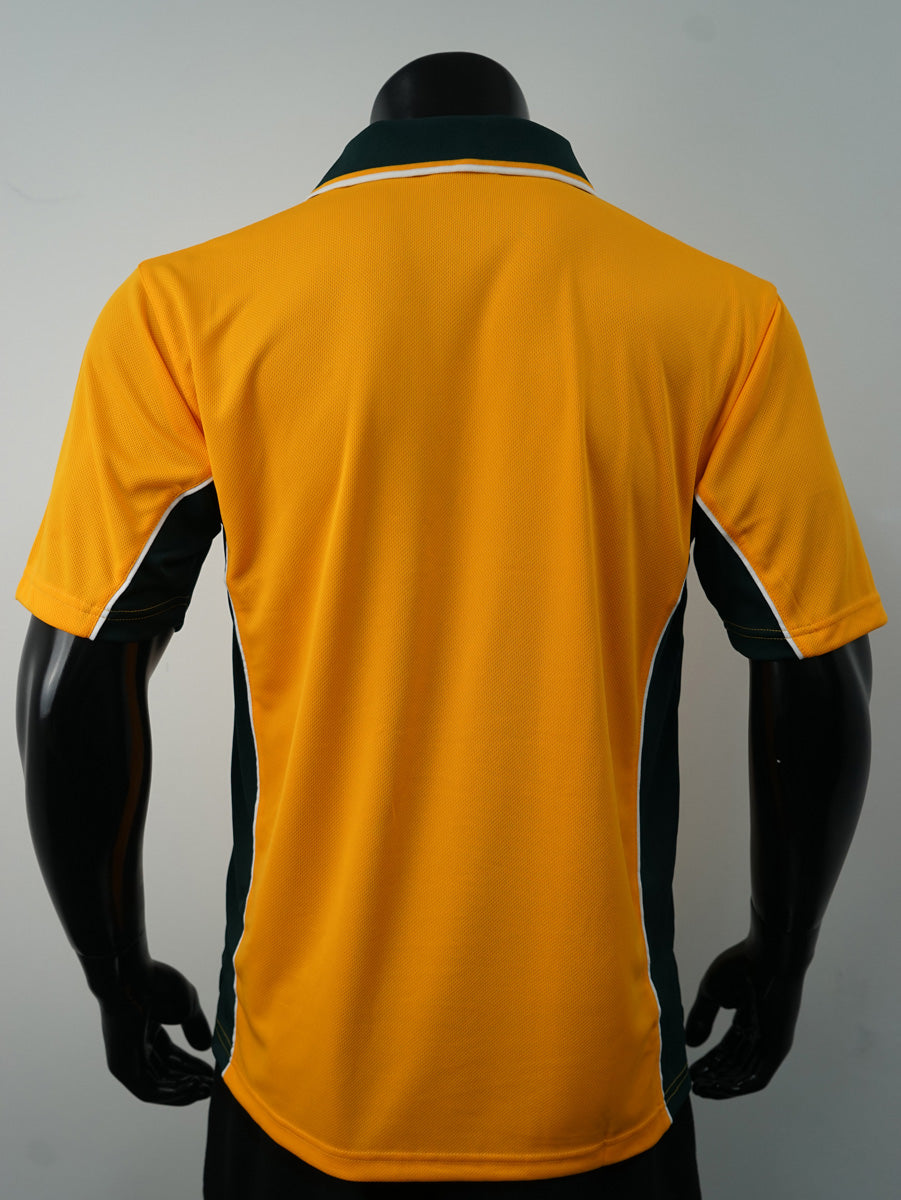 Mens Breezeway Panel Polo detail