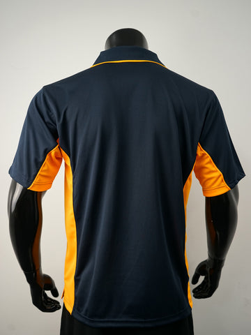 Mens Breezeway Panel Polo detail