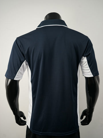 Mens Breezeway Panel Polo detail