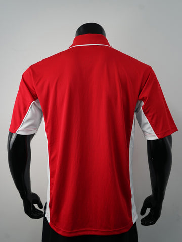 Mens Breezeway Panel Polo detail