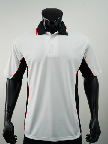 Mens Breezeway Panel Polo detail