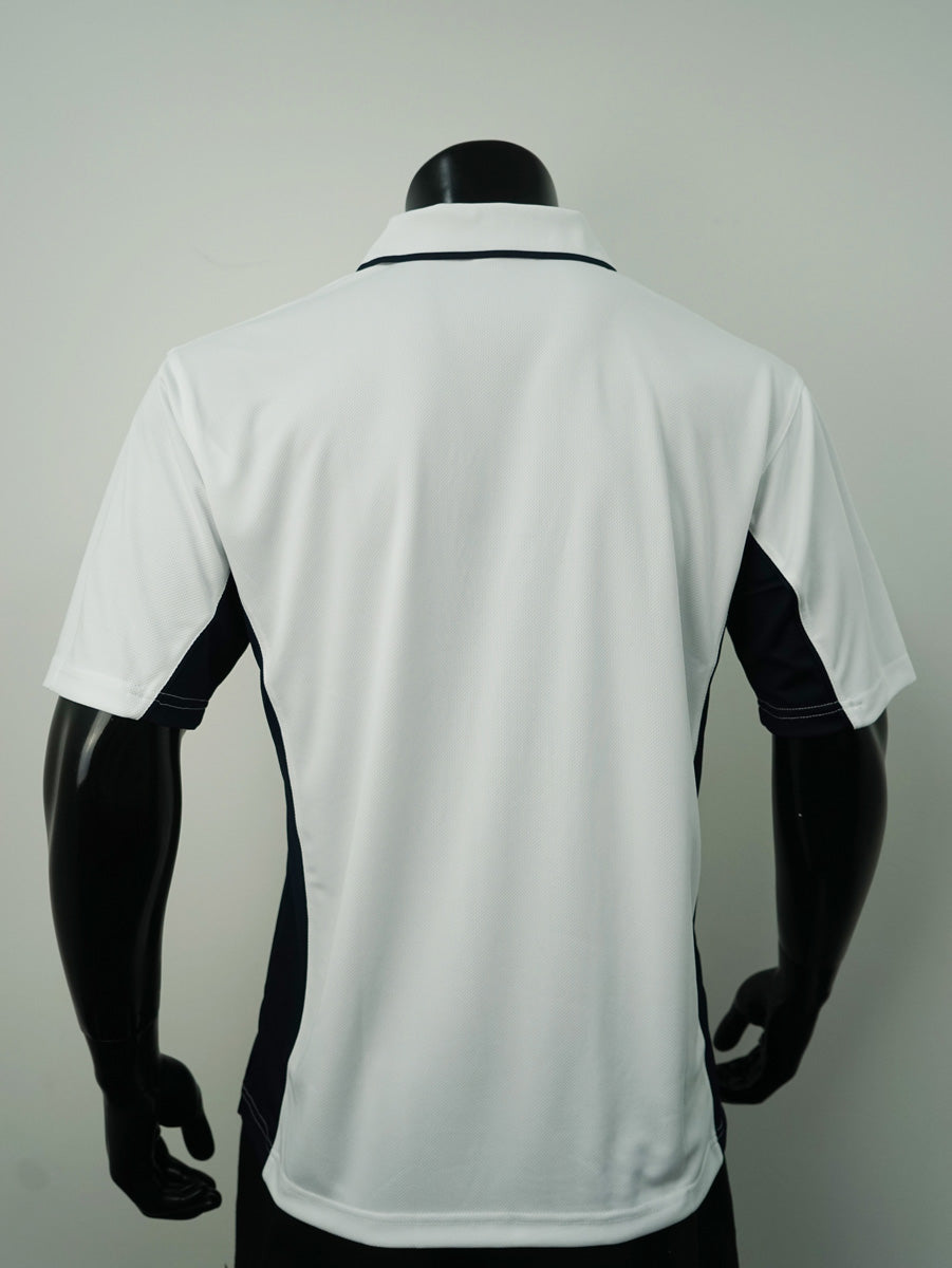 Mens Breezeway Panel Polo detail