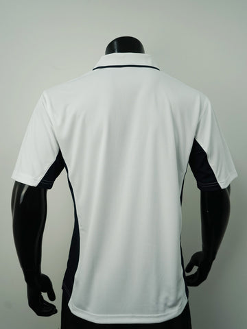 Mens Breezeway Panel Polo detail