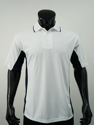 Mens Breezeway Panel Polo detail