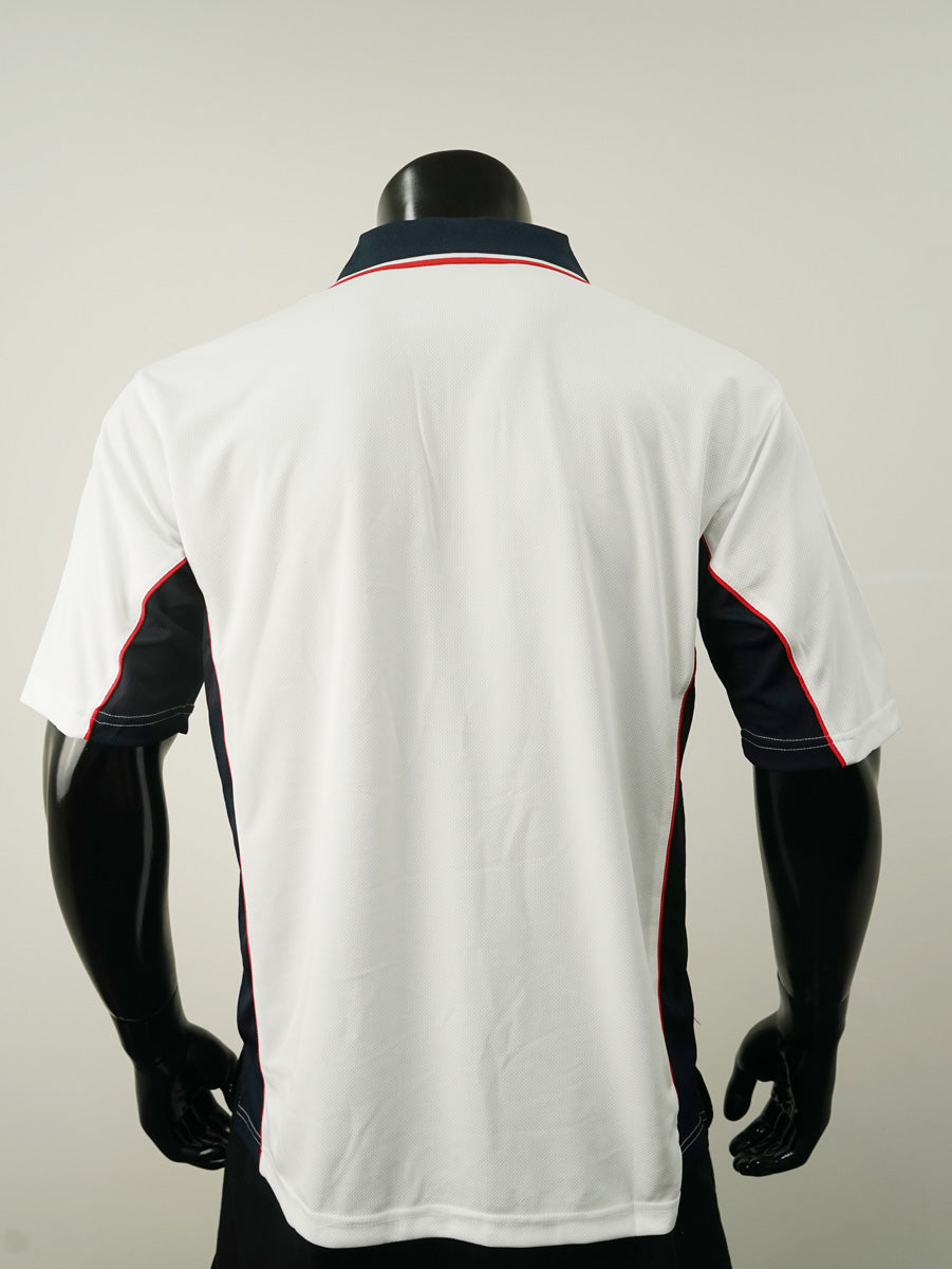 Mens Breezeway Panel Polo detail