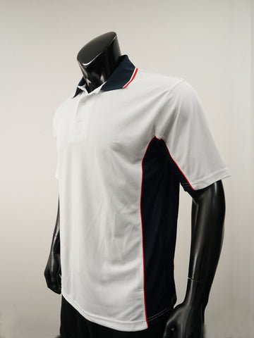 Mens Breezeway Panel Polo detail