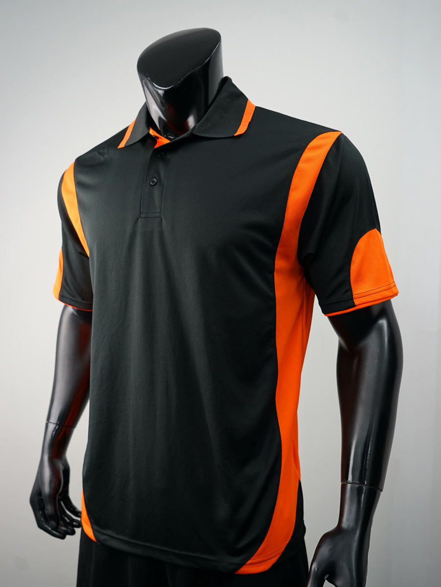 Unisex Adults Breezeway Contrast Polo detail