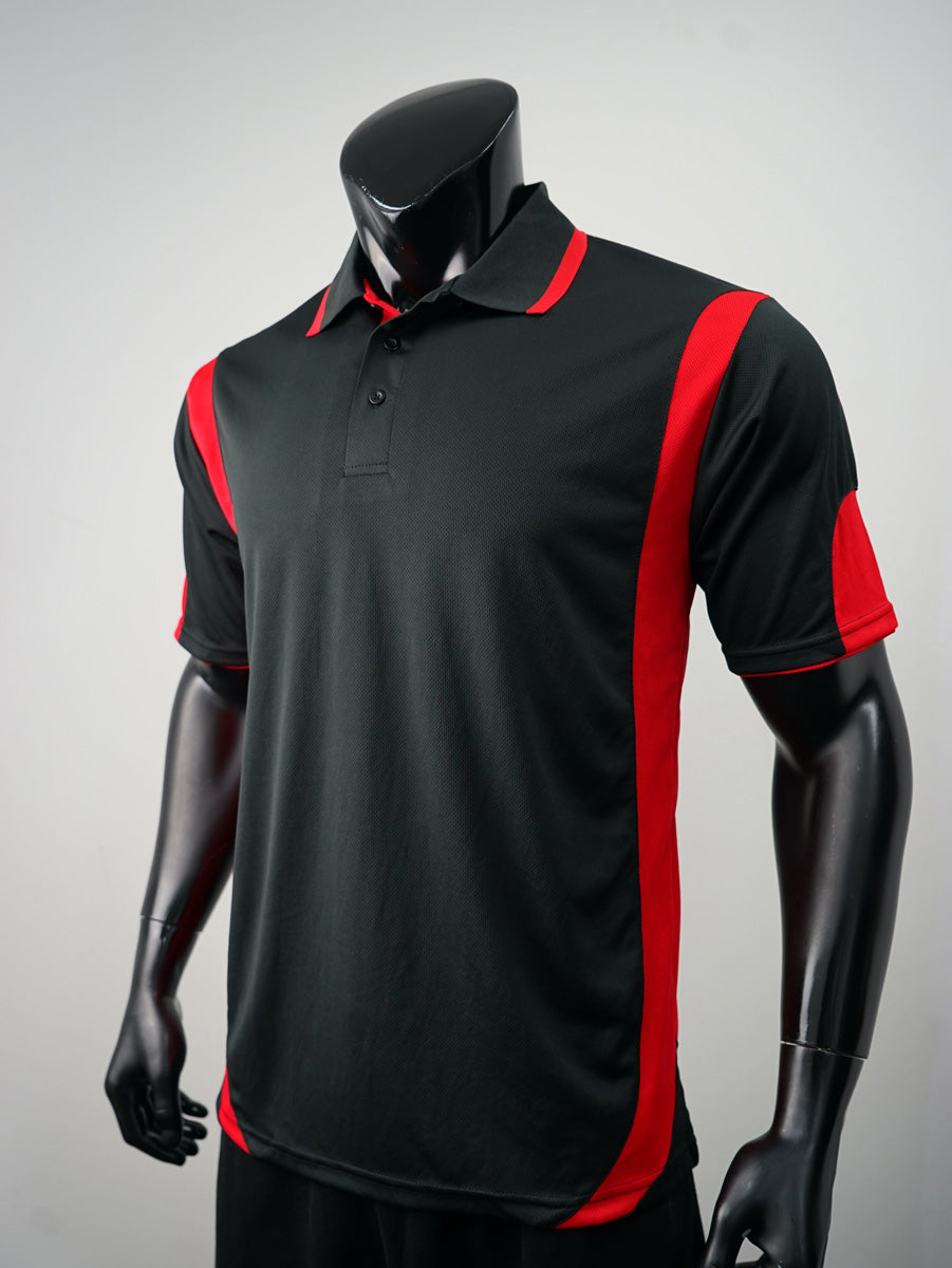 Unisex Adults Breezeway Contrast Polo detail