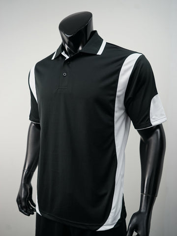 Unisex Adults Breezeway Contrast Polo detail