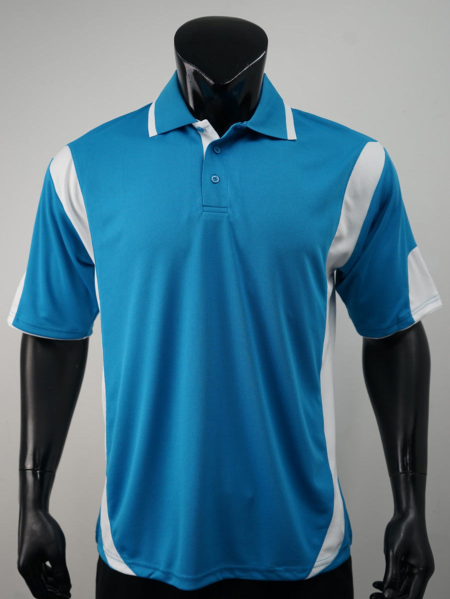 Unisex Adults Breezeway Contrast Polo detail