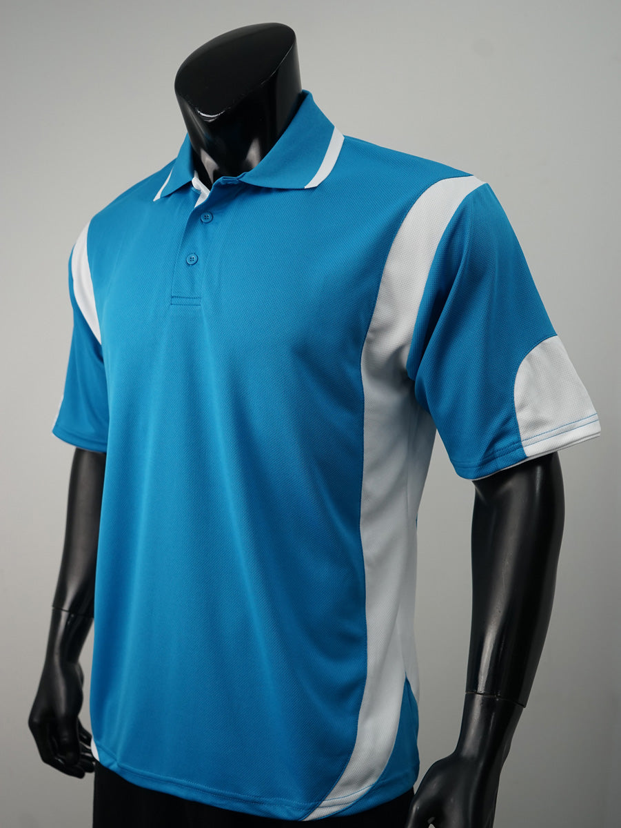 Unisex Adults Breezeway Contrast Polo detail