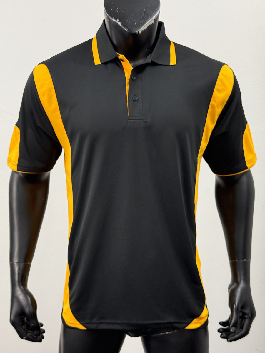 Unisex Adults Breezeway Contrast Polo detail