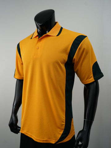 Unisex Adults Breezeway Contrast Polo detail