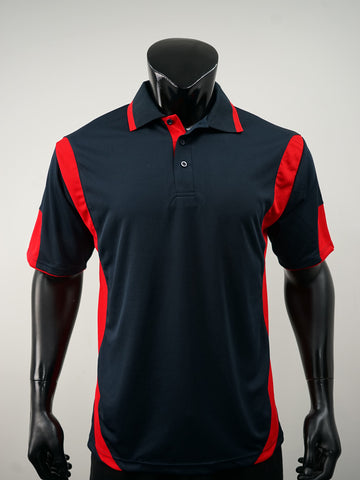 Unisex Adults Breezeway Contrast Polo detail