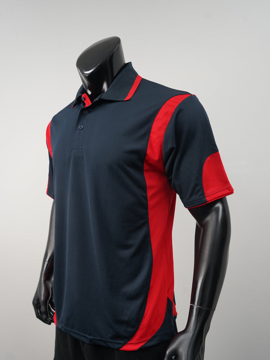 Unisex Adults Breezeway Contrast Polo detail