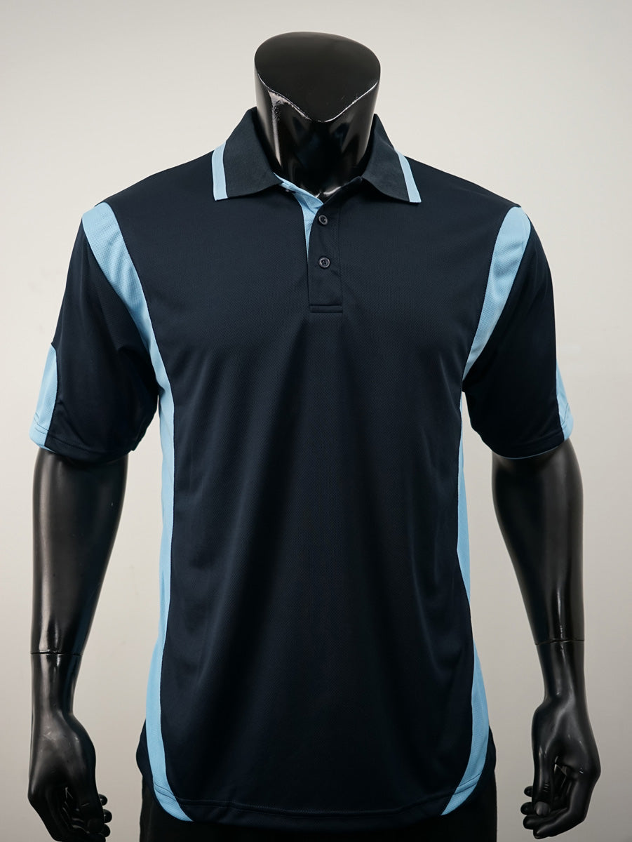 Unisex Adults Breezeway Contrast Polo detail