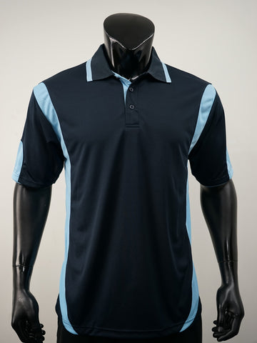 Unisex Adults Breezeway Contrast Polo detail