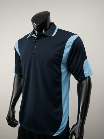 Unisex Adults Breezeway Contrast Polo detail