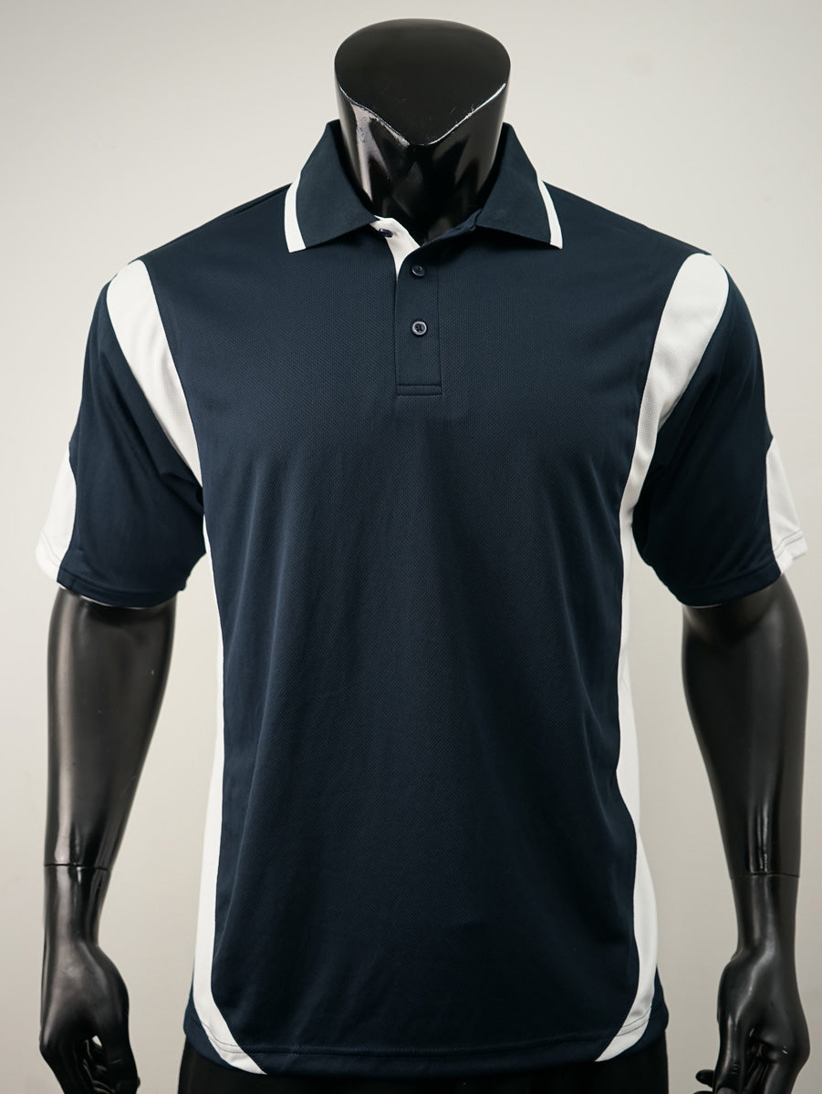 Unisex Adults Breezeway Contrast Polo detail