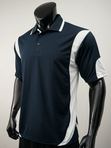 Unisex Adults Breezeway Contrast Polo detail