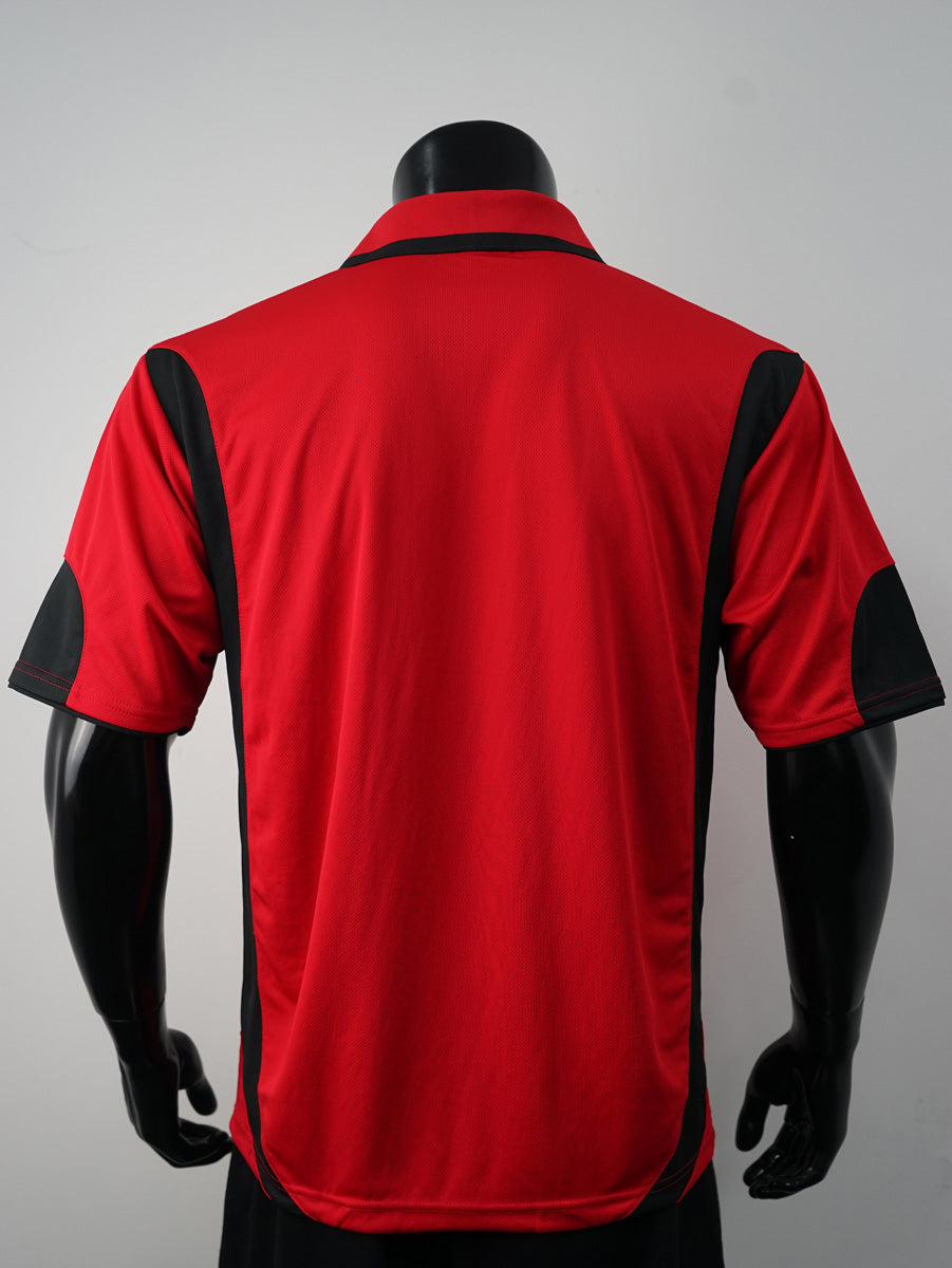 Unisex Adults Breezeway Contrast Polo detail